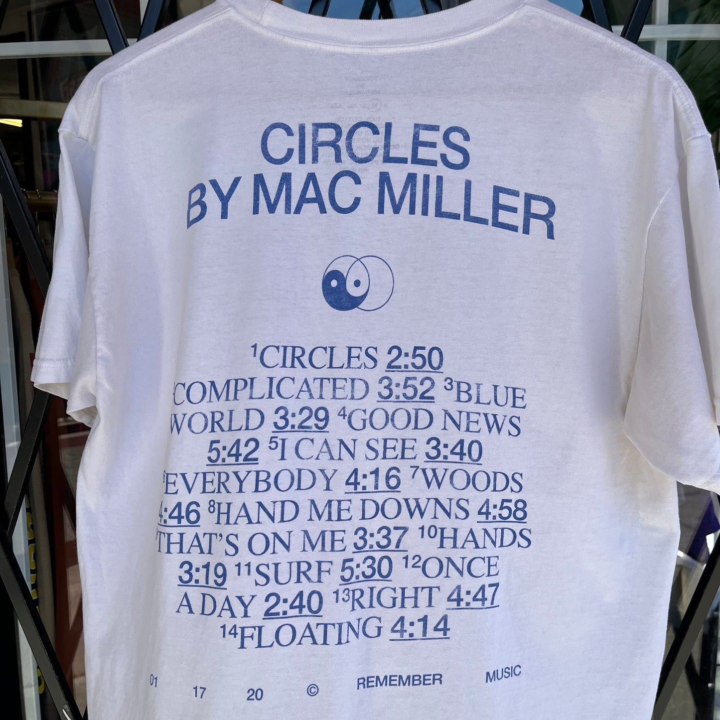 2021 Mac Miller Circles Tee - Size M