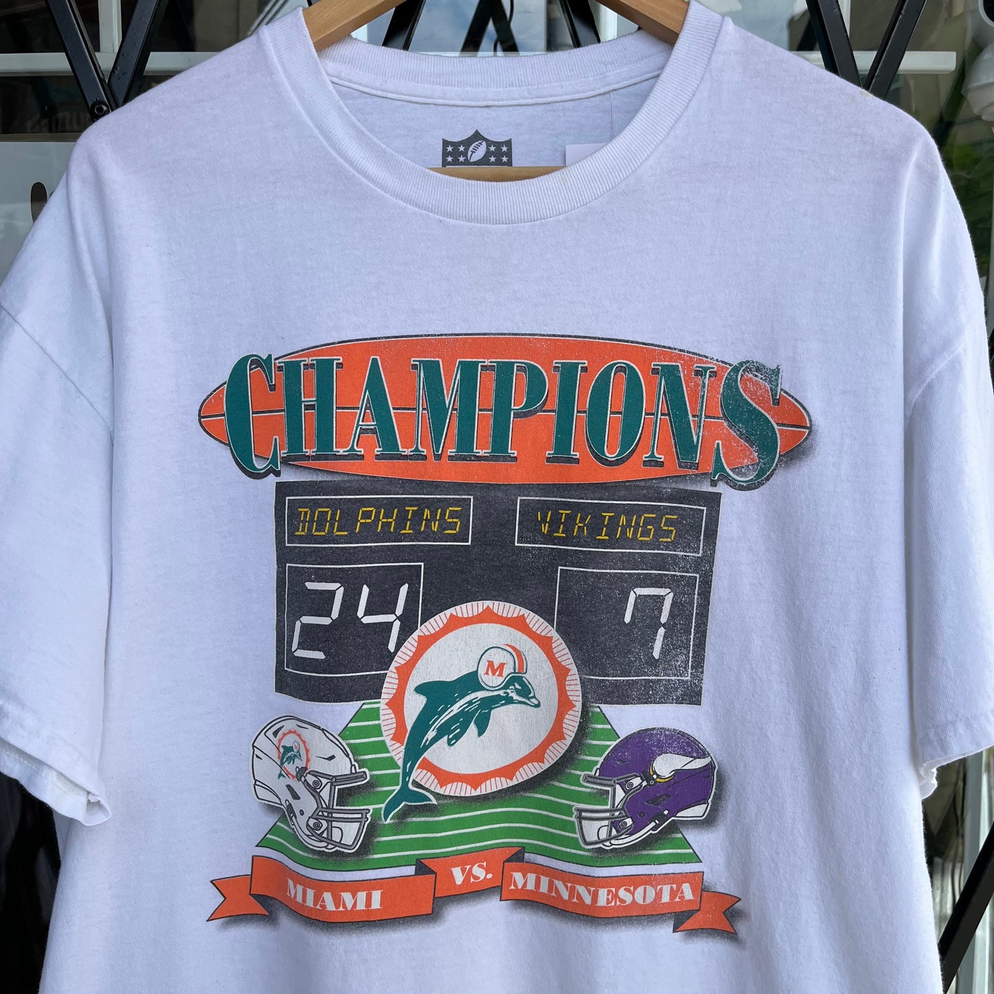 Miami Dolphins Championship Tee - Size XL