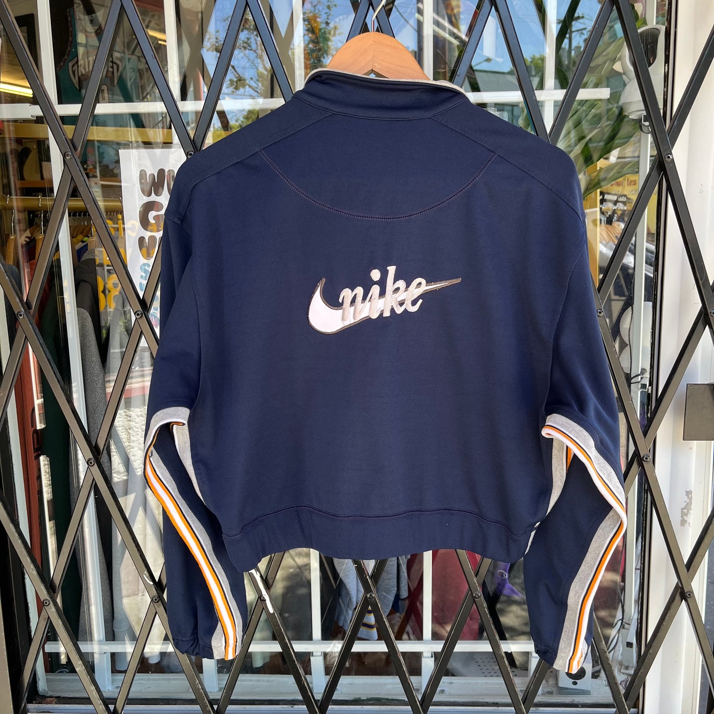 Vintage Nike Cropped Track Jacket - Size Womens S