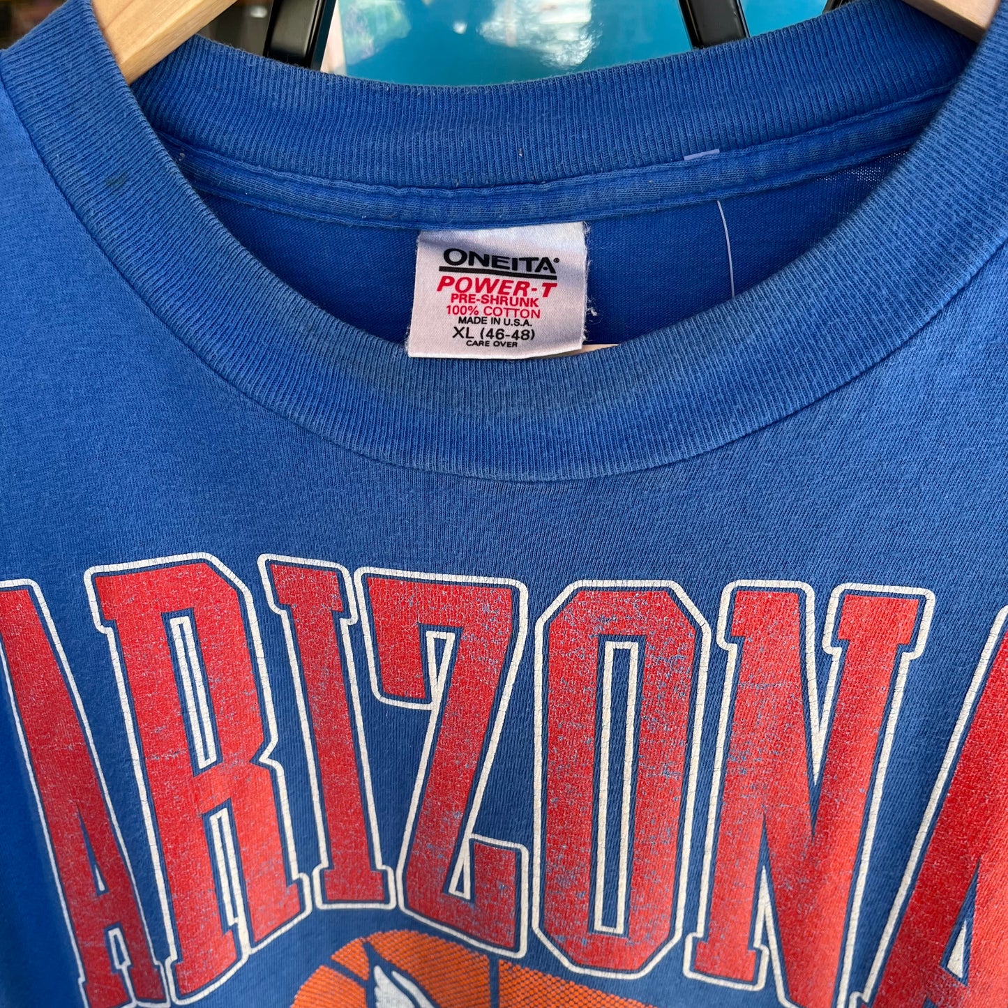 Vintage University of Arizona Wildcats Basketball Tee - Size XL