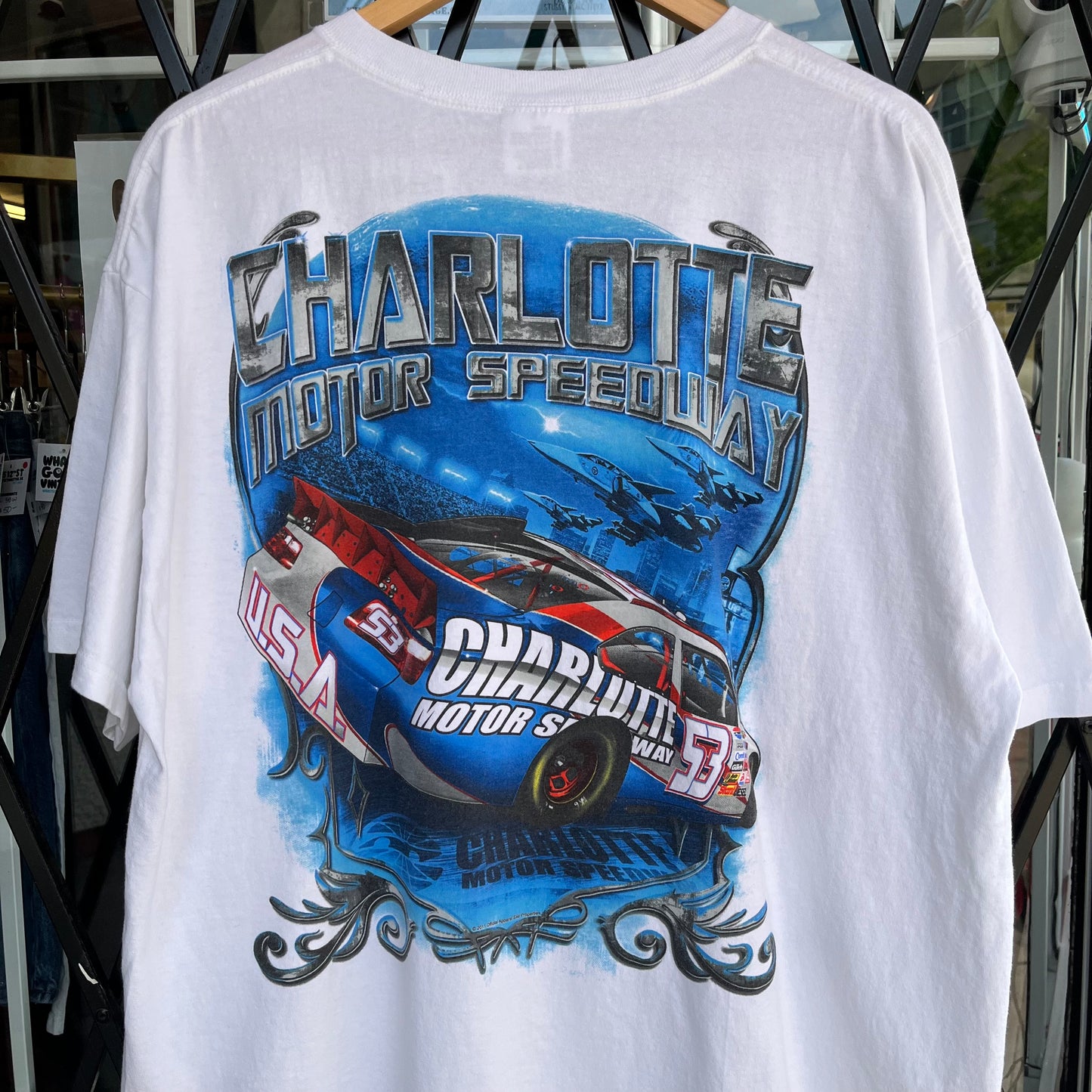 2011 Charlotte Motor Speedway Racing Tee - Size XXL