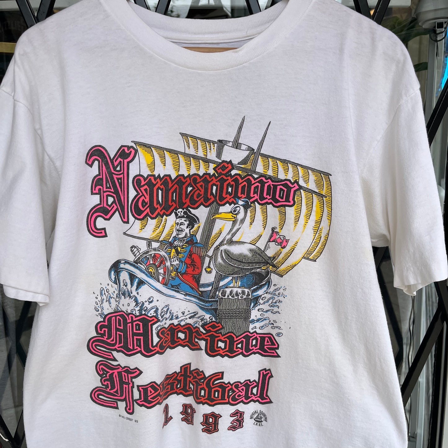 Vintage 1993 Nanaimo Marine Festival Souvenir Tee - Size XL