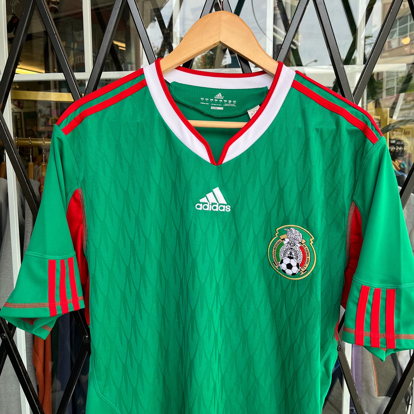 2010 Adidas Mexico Soccer Jersey - Size L