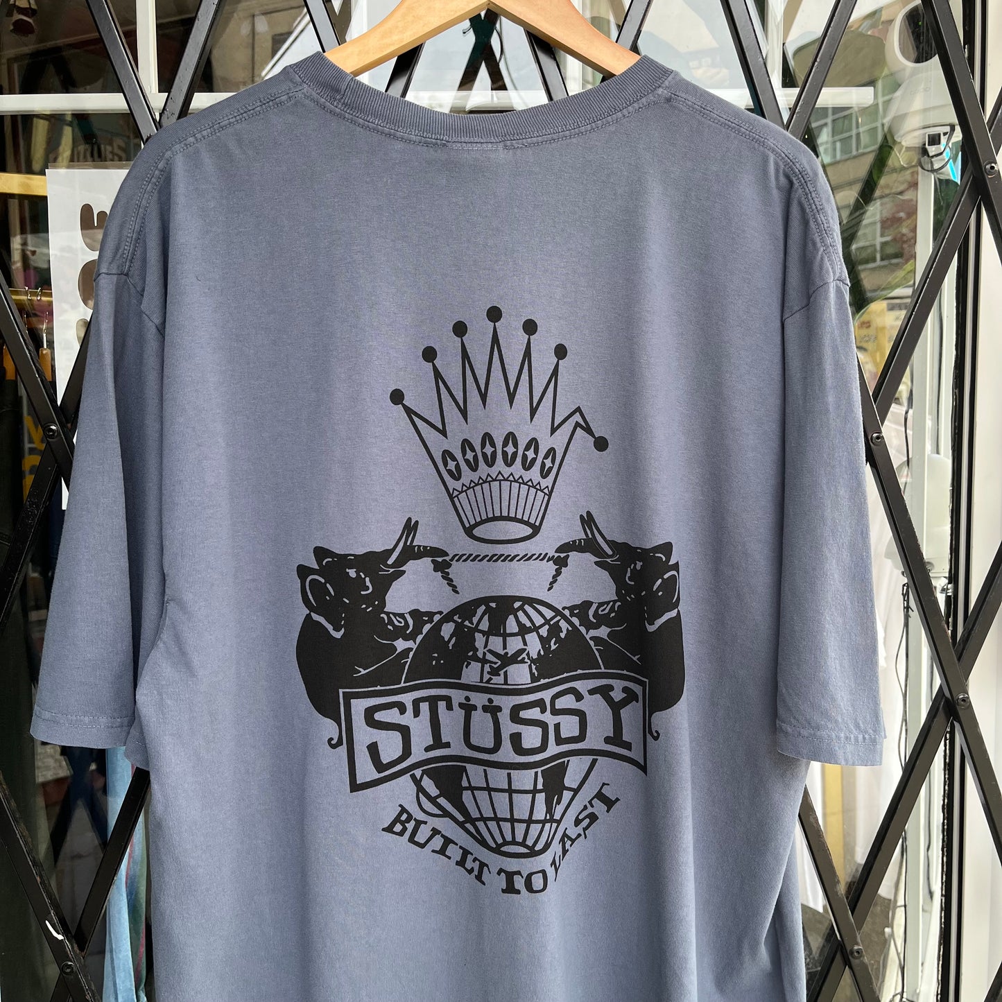 Stussy Built To Last Tee Navy - Size XL