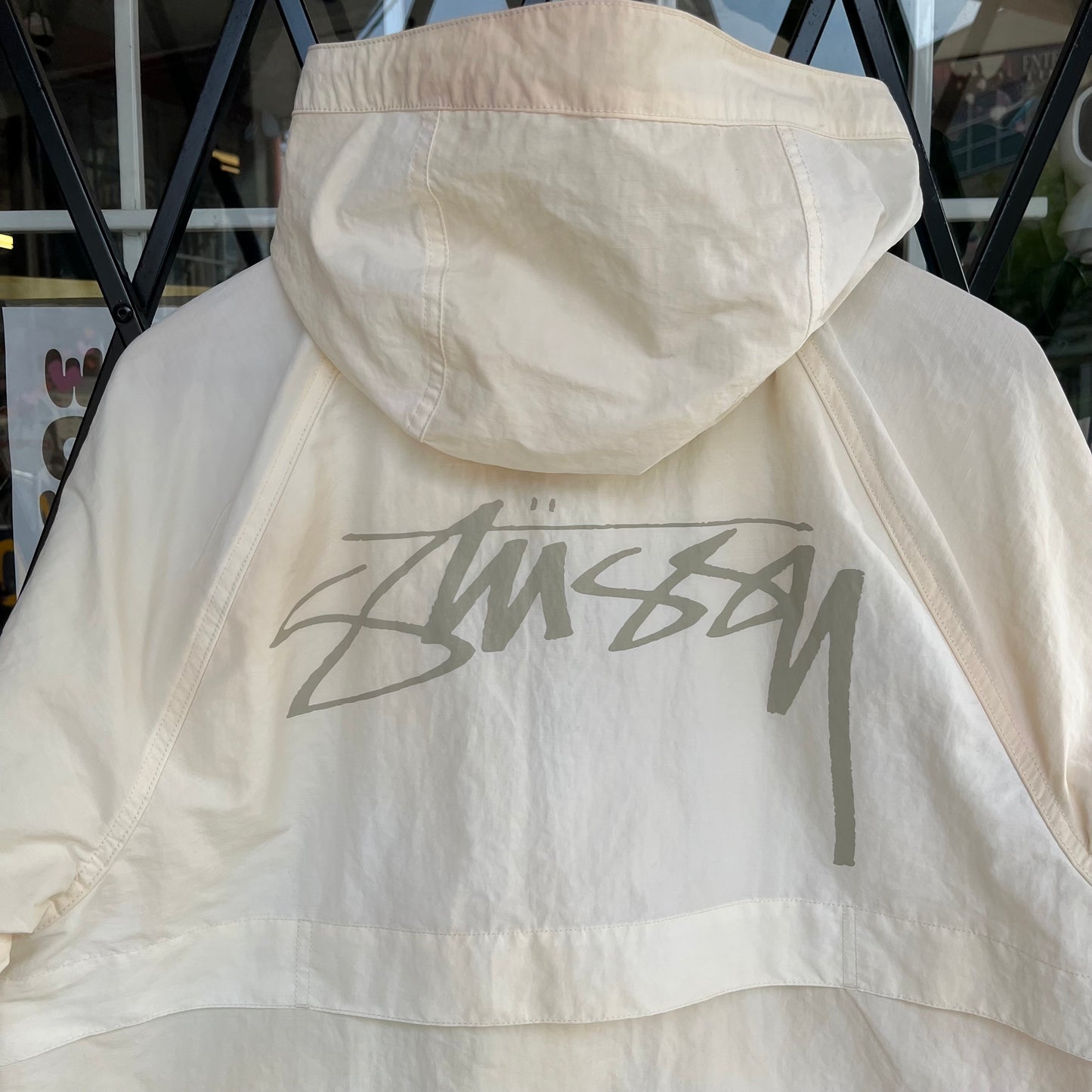 Stussy Beach Shell Wave Dye Jacket Bone - Size S