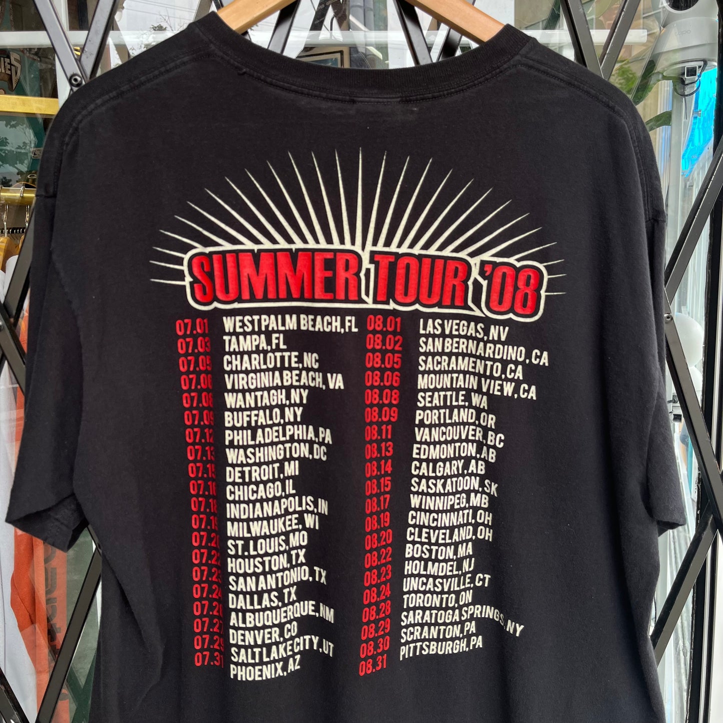 2008 Buck Cherry Tour Tee - Size XL
