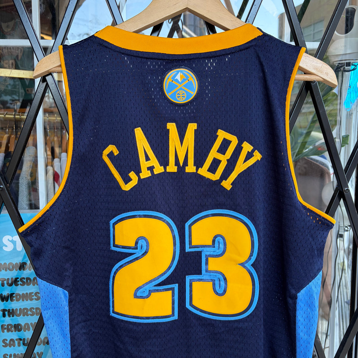 Adidas Swingman Marcus Camby Nuggets Jersey - Size M