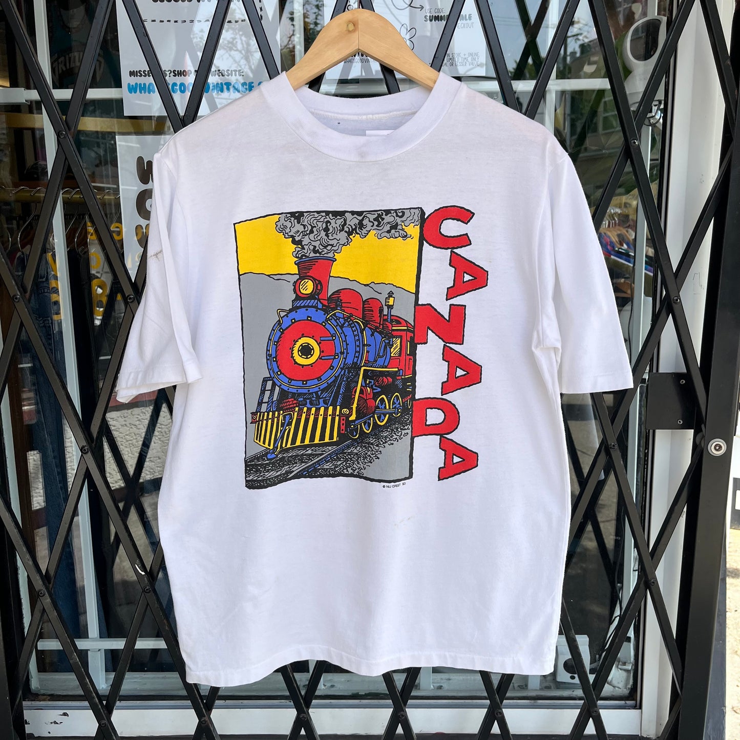 1993 Canada Train Tee - Size L