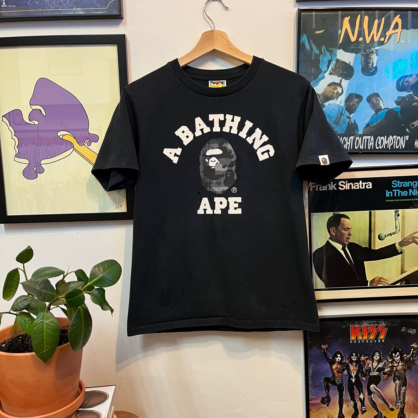 Bape College Tee - Size S