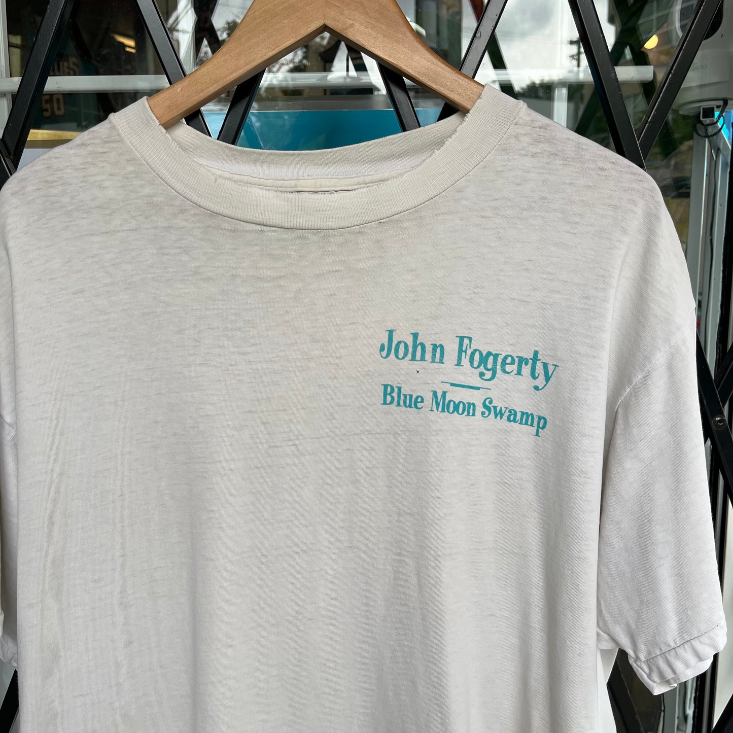 1997 John Fogerty Blue Moon Swamp Album Tee - Size XL
