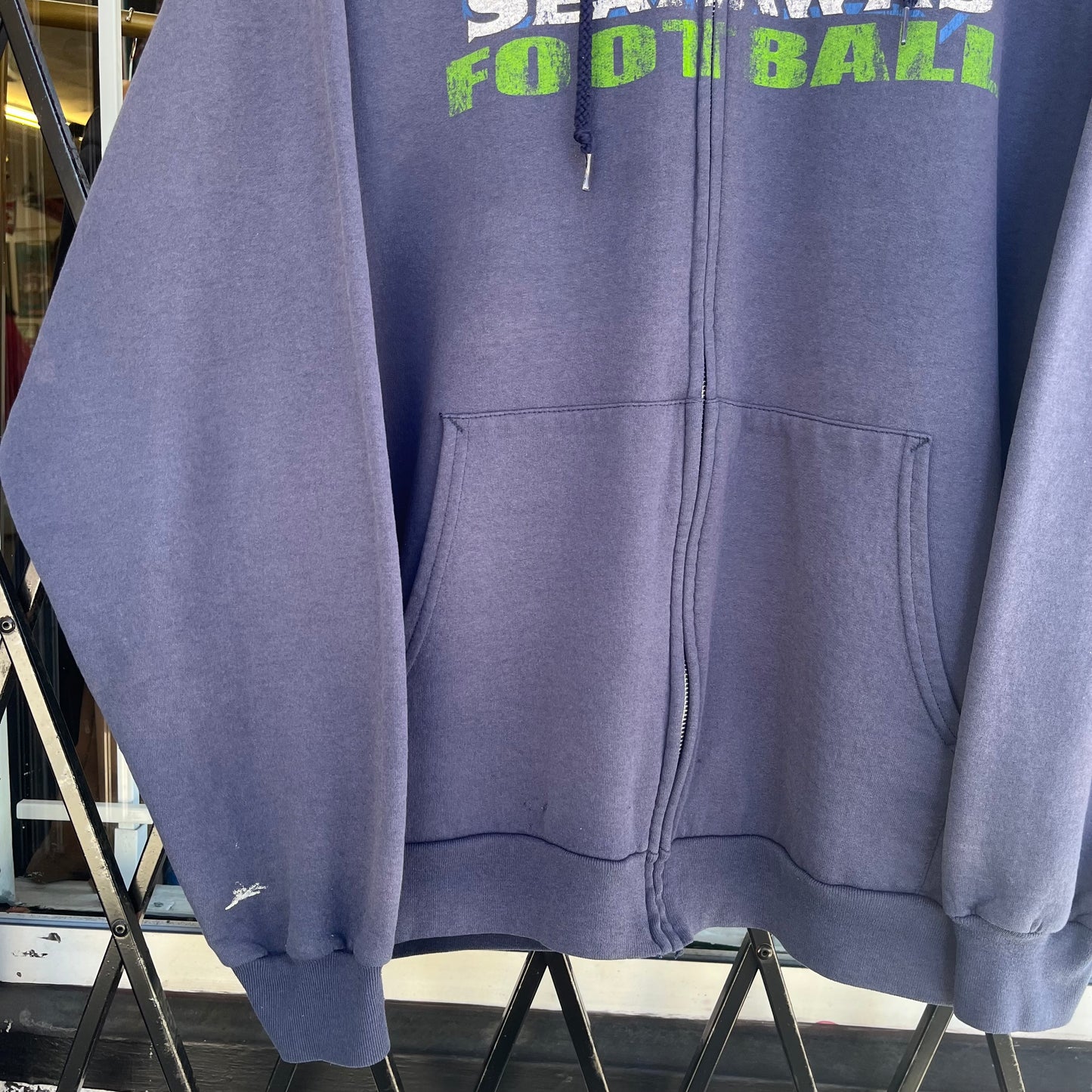 Seattle Seahawks Zip Up Hoodie - Size XL