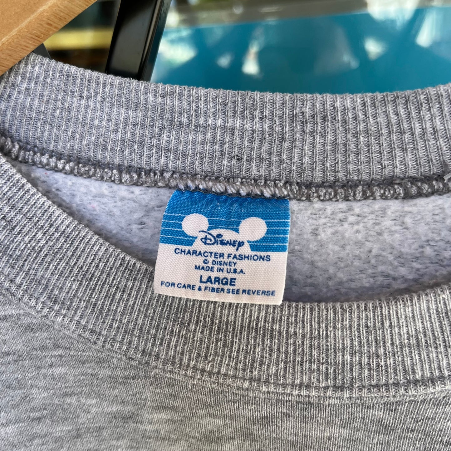 1980’S Disney Mickey Mouse Crewneck - Size L