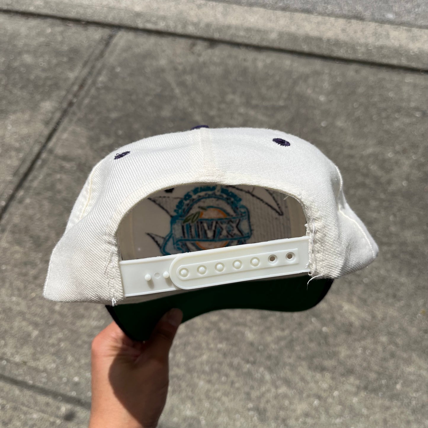 1994 Logo Athletic Super Bowl Sharktooth Snapback