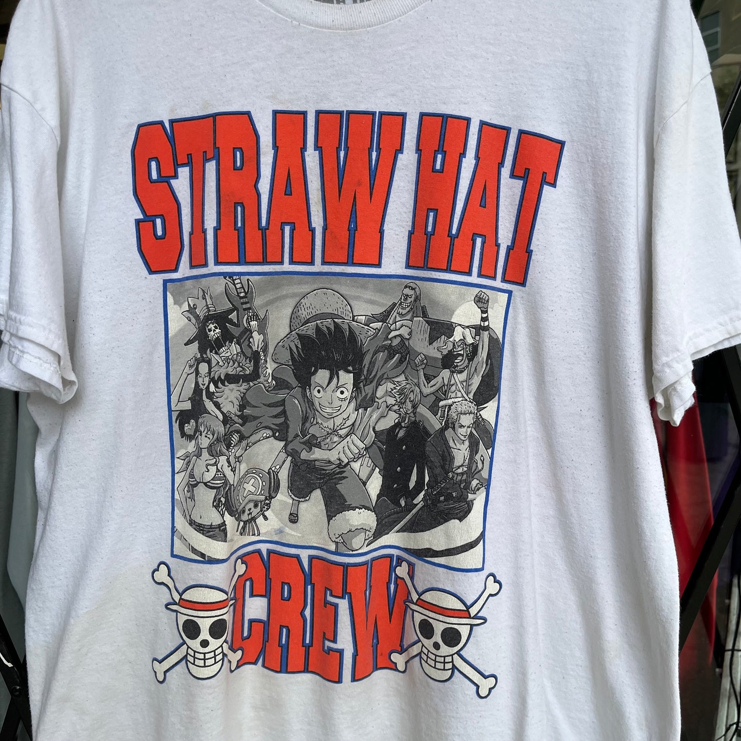 One Piece Straw Hat Crew Tee - Size XL