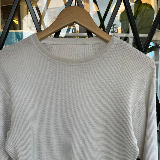 Vintage Waffle Thermal Long Sleeve - Size L
