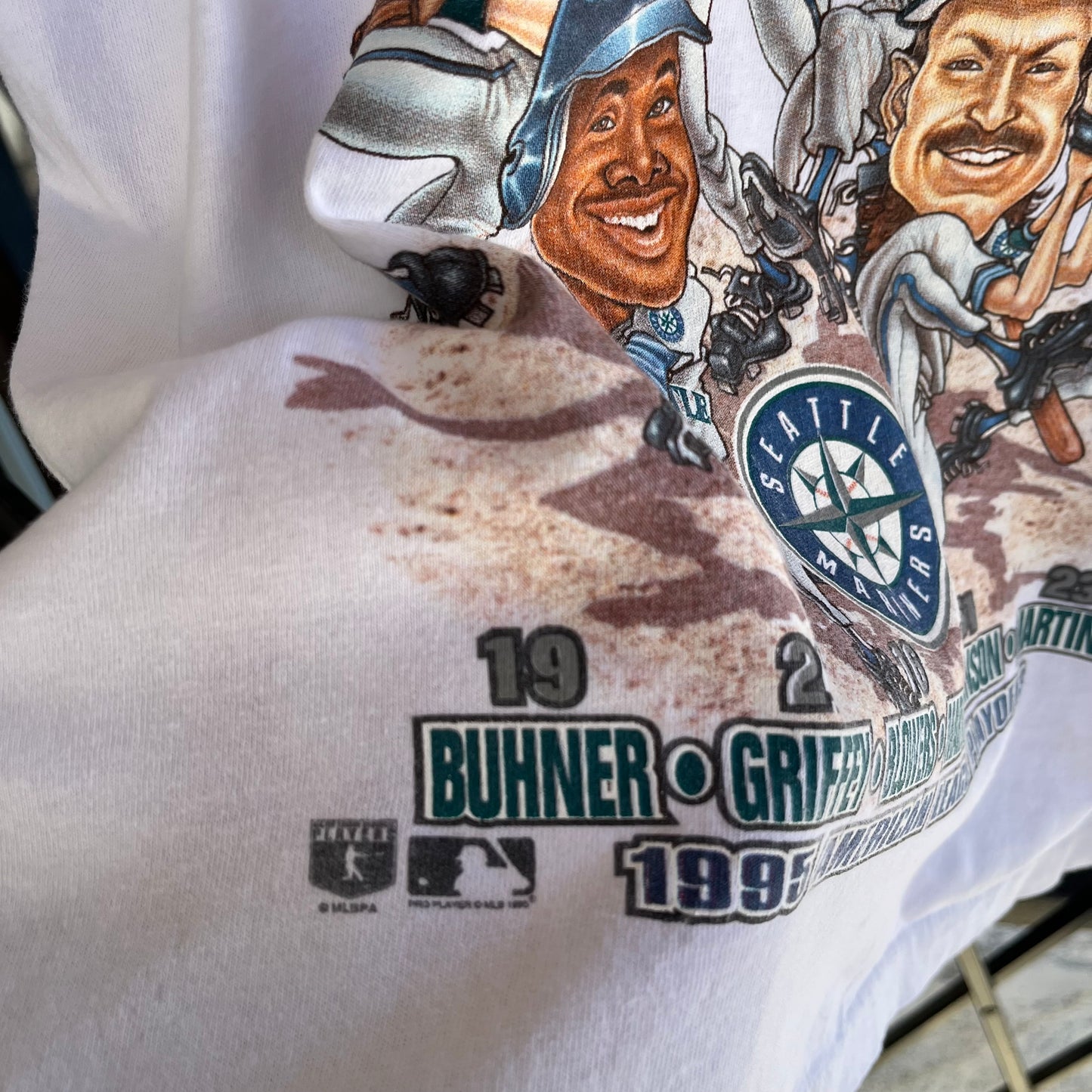 1995 Seattle Mariners Bobblehead Tee - Size S