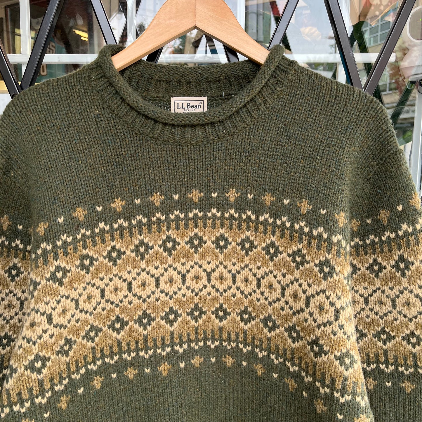 Vintage LL Bean Knit Sweater - Size L