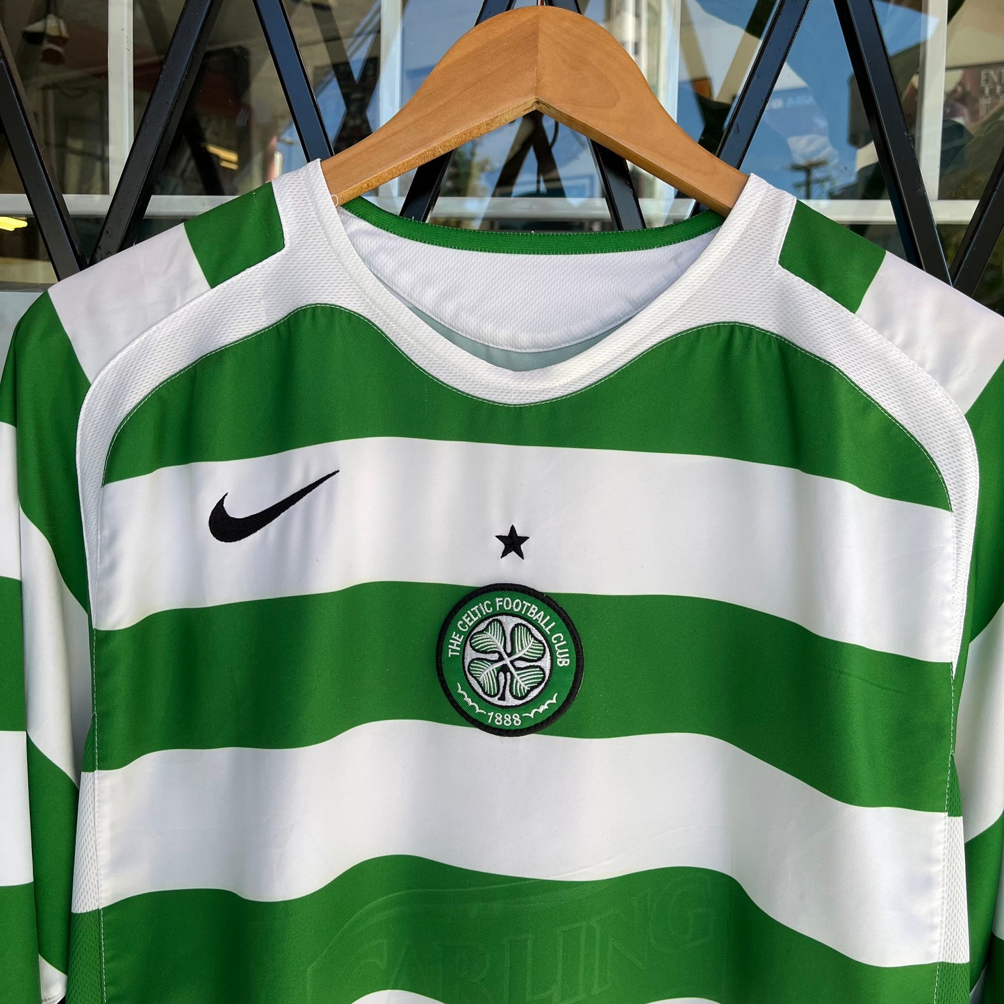 2005 Nike Celtic FC Long Sleeve Jersey - Size L