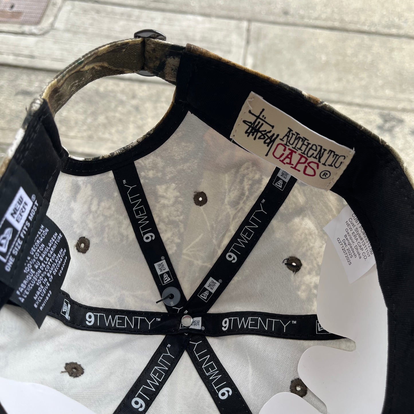 Stussy Basic 9Twenty Cap Real Tree