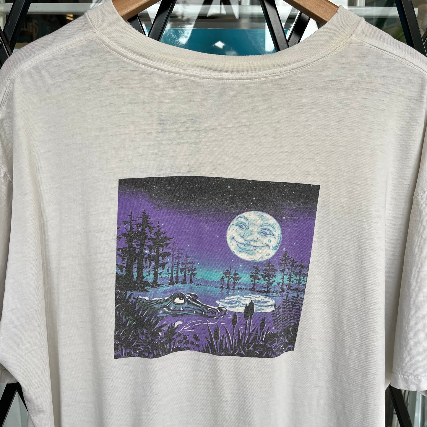 1997 John Fogerty Blue Moon Swamp Album Tee - Size XL