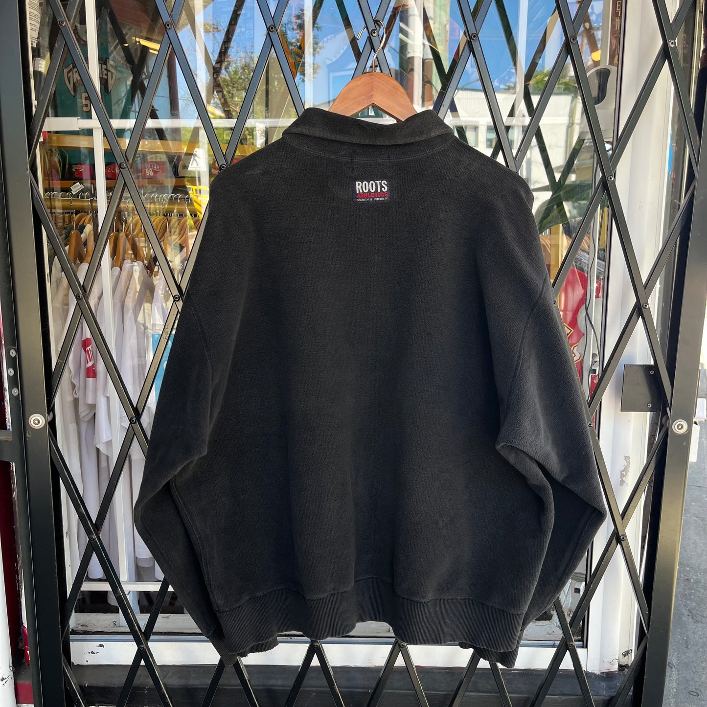 Vintage Roots Athletics Quarter Zip Sweater - Size XL