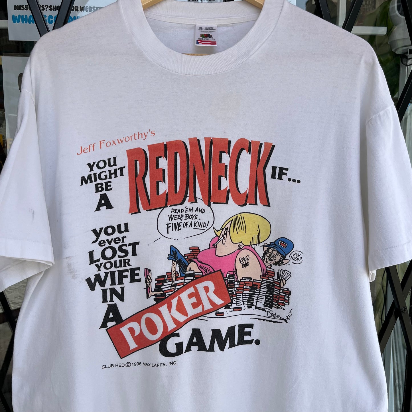 1996 Redneck Parody Tee - Size XL