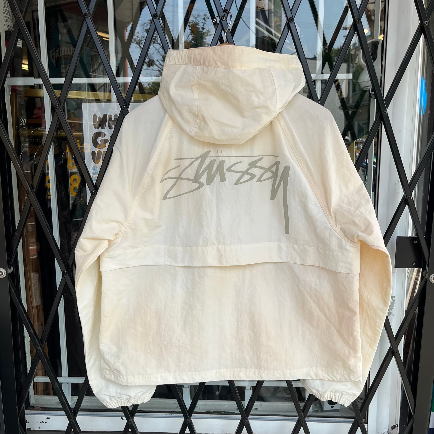 Stussy Beach Shell Wave Dye Jacket Bone - Size S