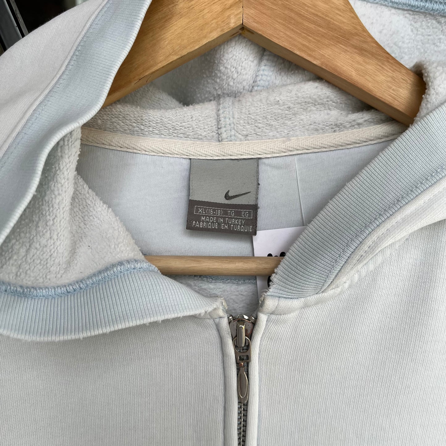 Vintage Nike Cropped Hoodie - Size Womens XL