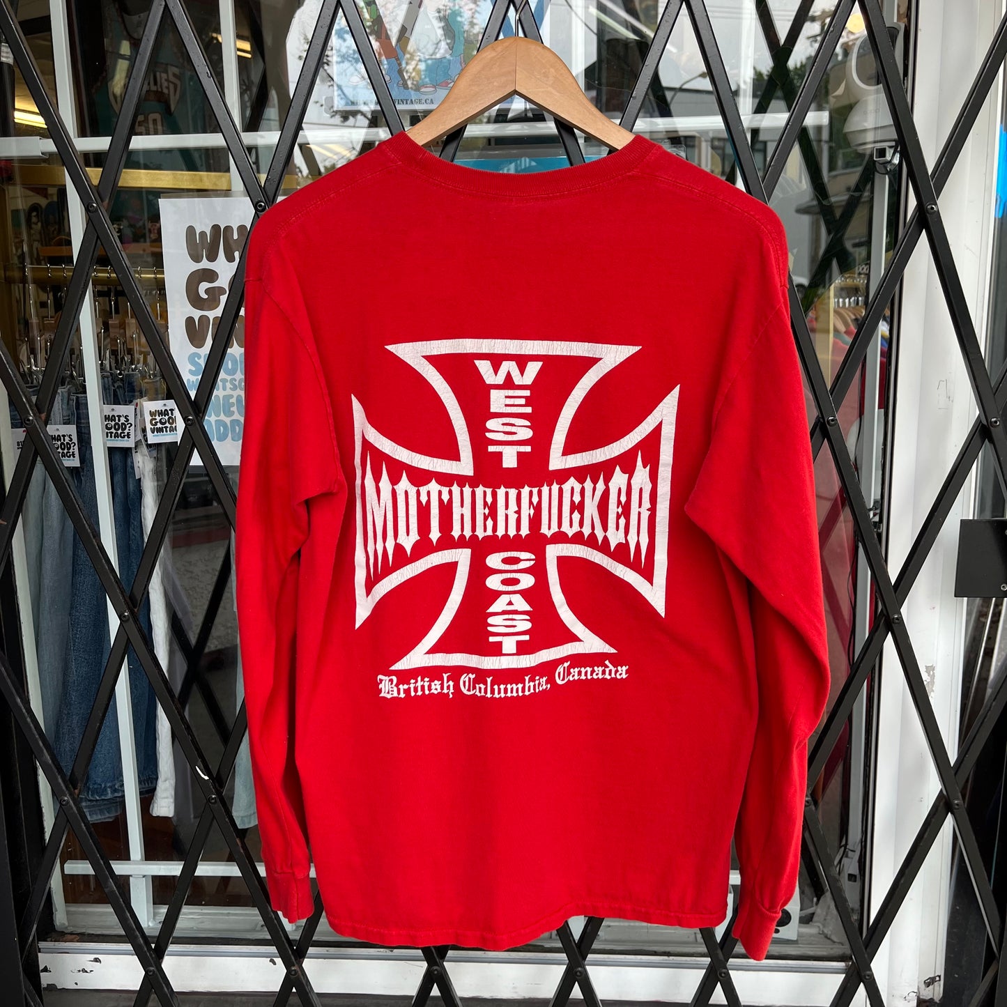 Y2K West Coast MotherFucker Long Sleeve - Size M