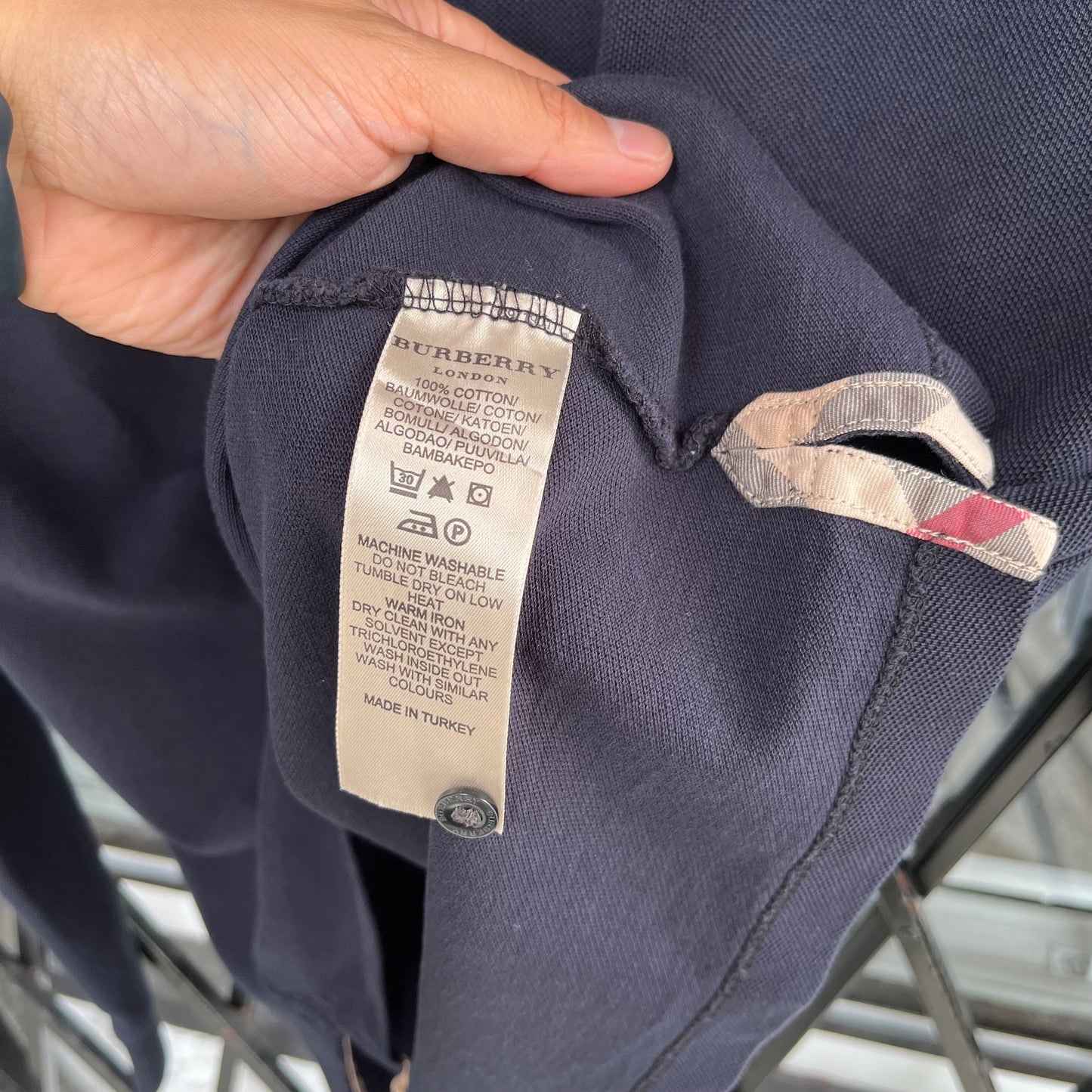 Burberry Collared Long Sleeve - Size M