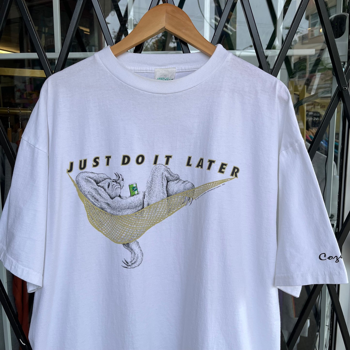 1998 Just Do It Later Souvenir Tee - Size XL