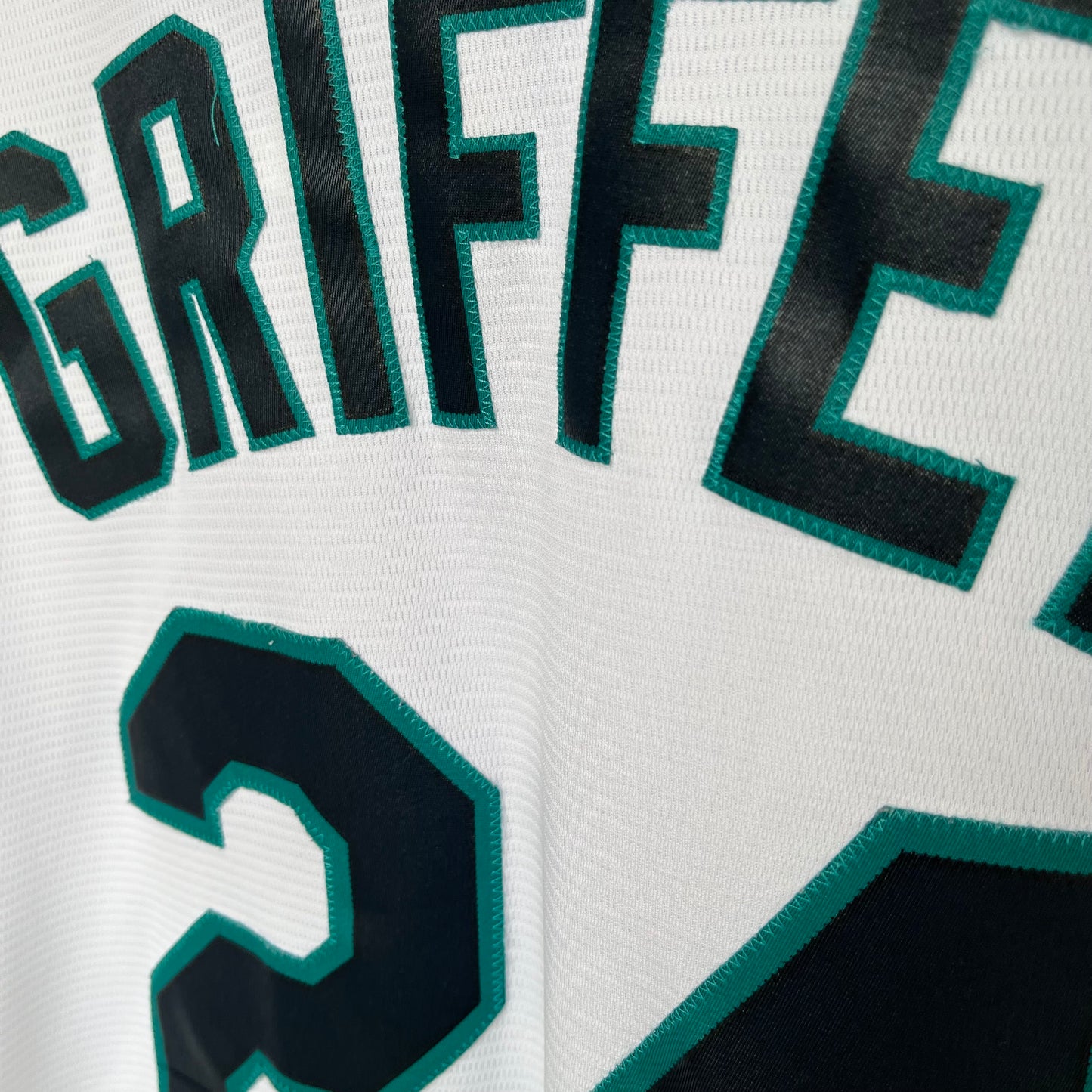 Seattle Mariners Majestic Throwback Ken Griffey Jersey - Size L