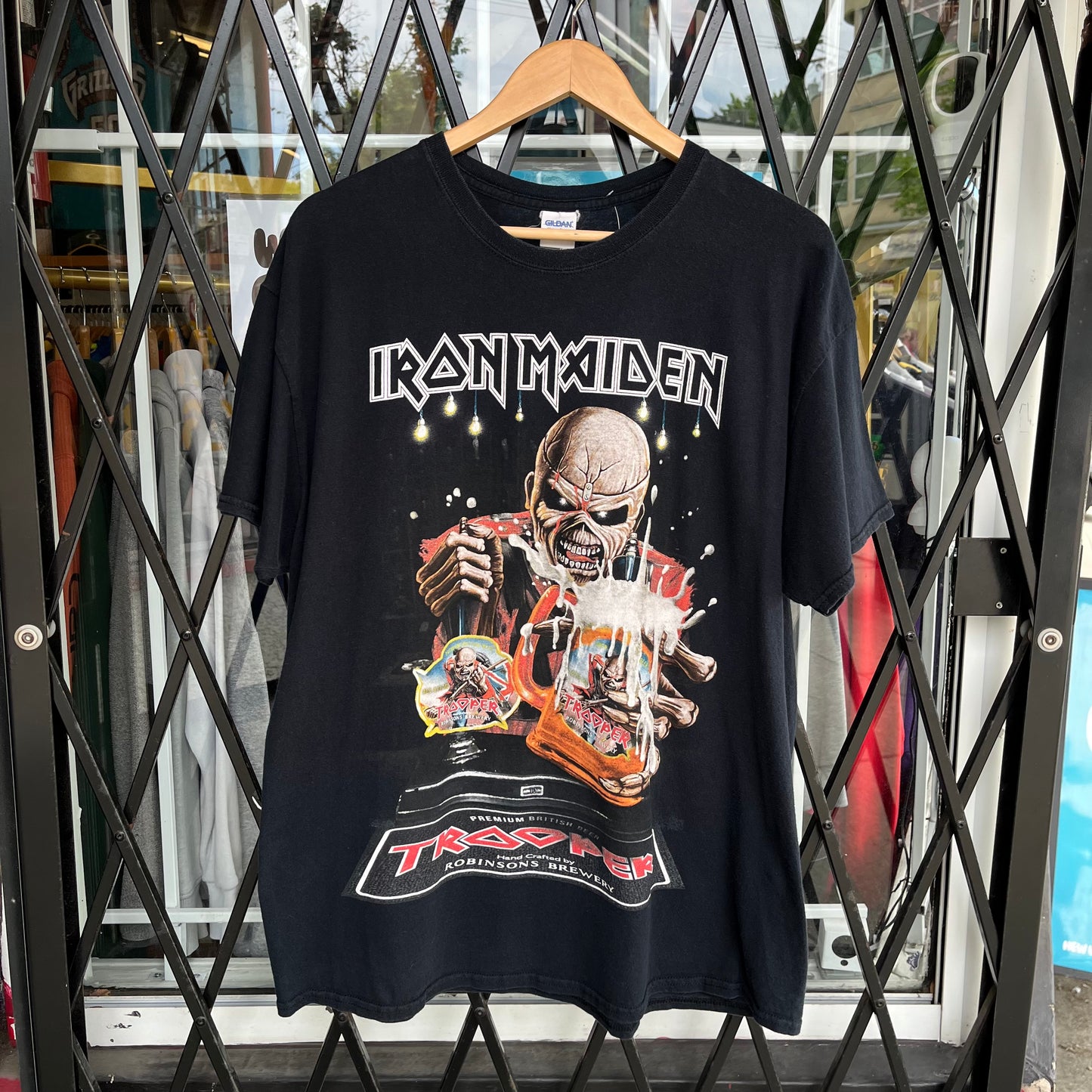 2016 Iron Maiden x Trooper Beer Tee - Size XL