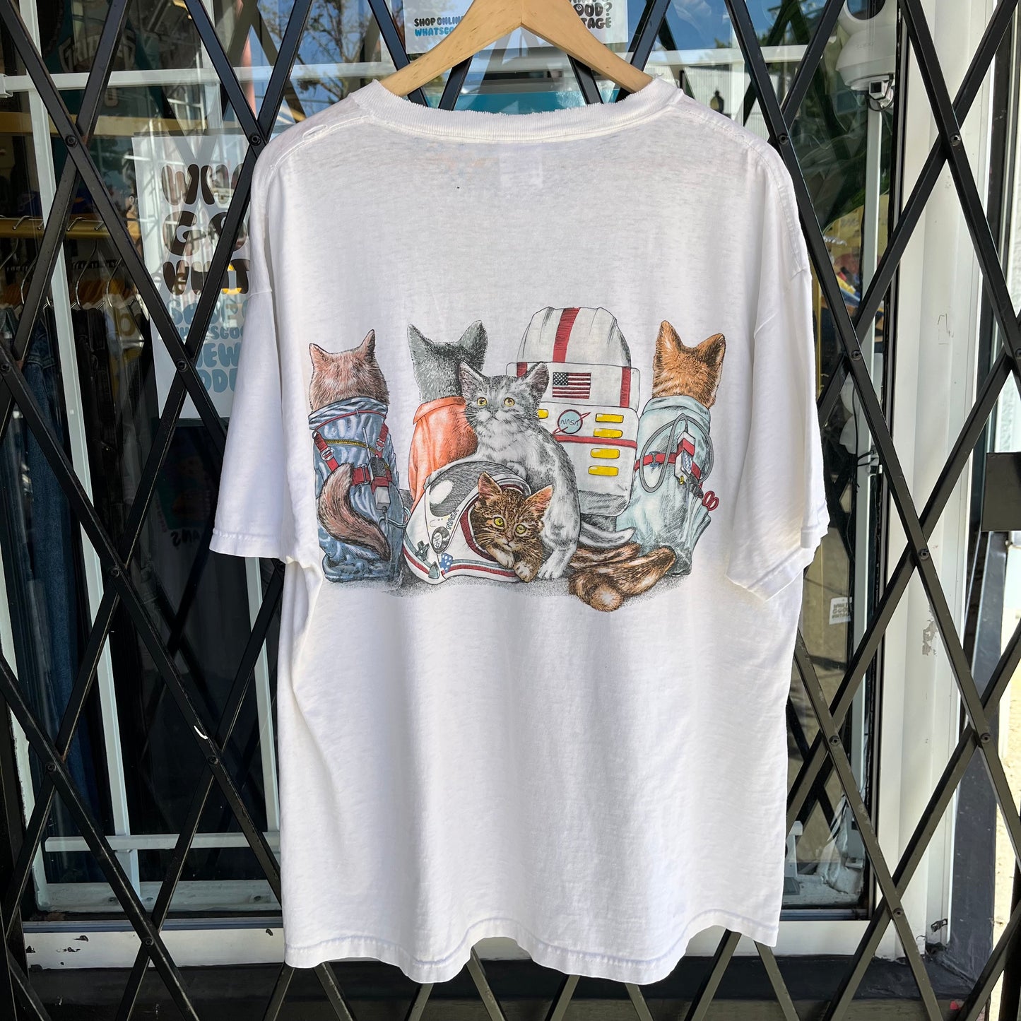 Vintage Cats Tee - Size XL