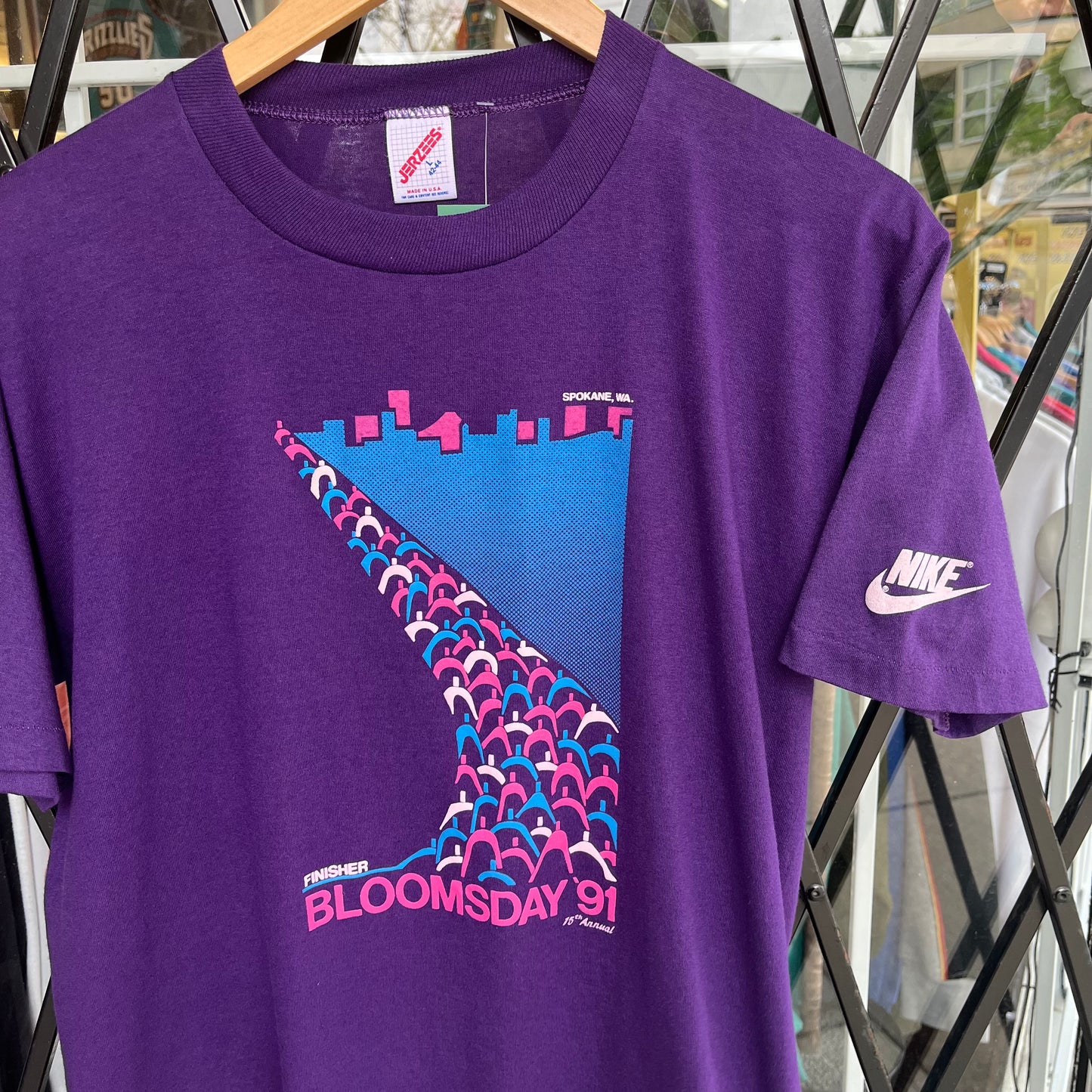 1991 Nike Bloomsday Marathon Tee - Size L