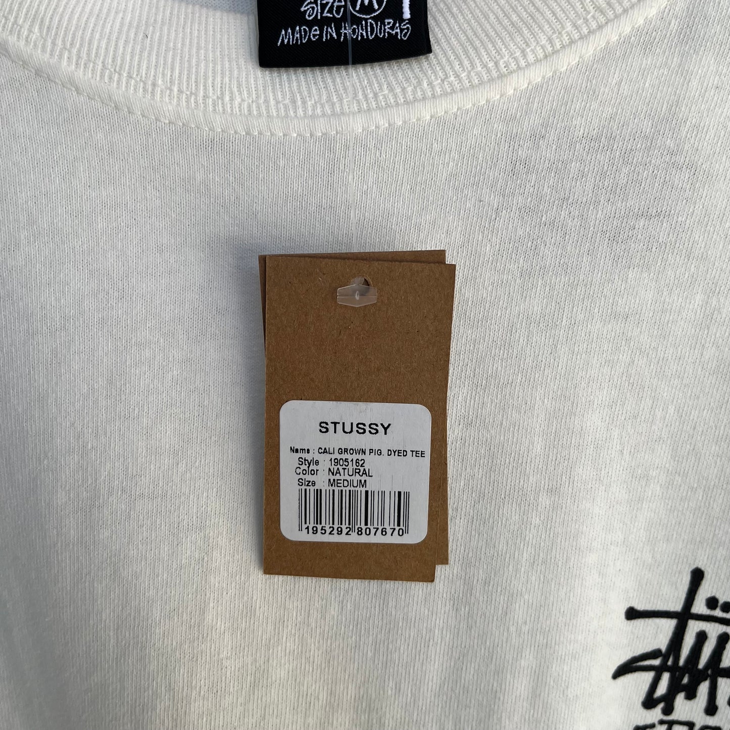 Stussy Cali Grown Tee White - Size M