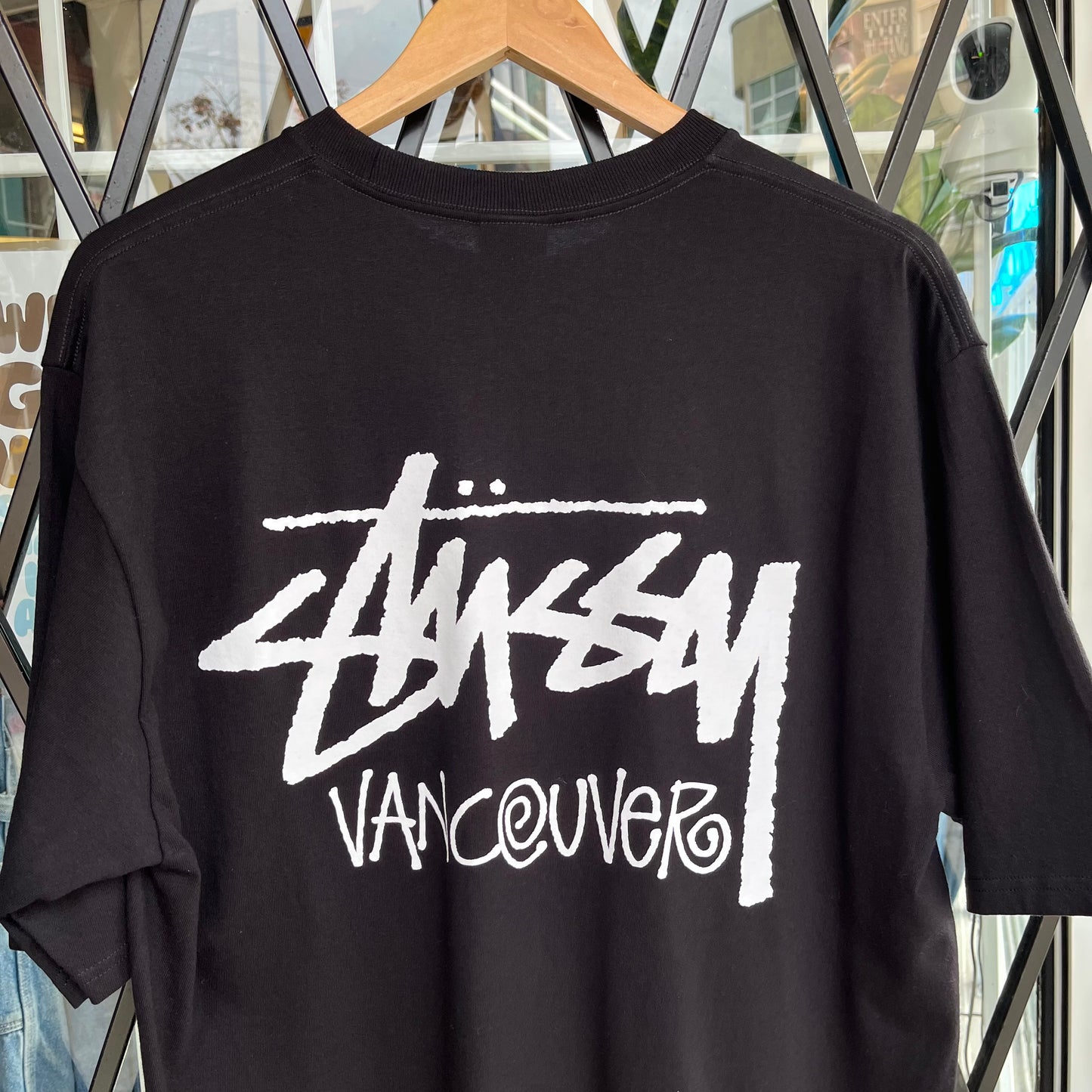Stussy Stock Vancouver Tee Black - Size L