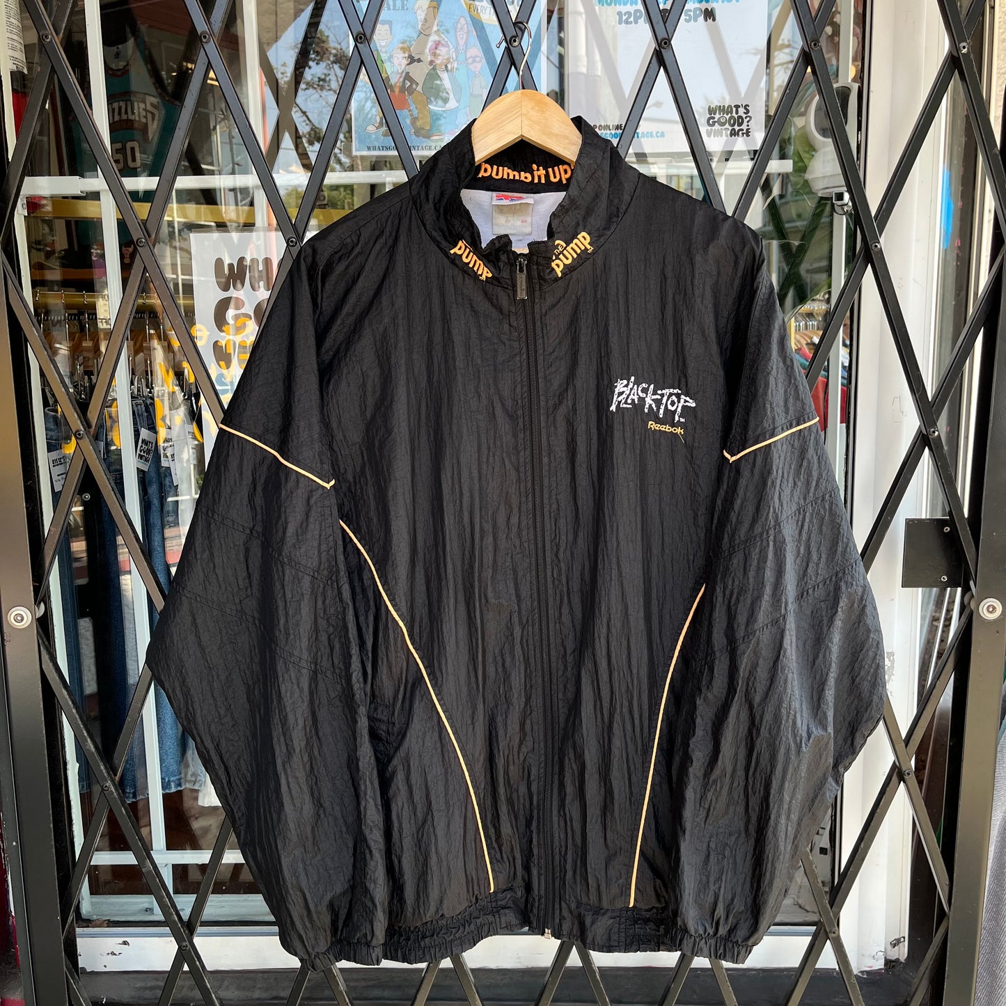 Vintage Reebok BlackTop Windbreaker - Size XL