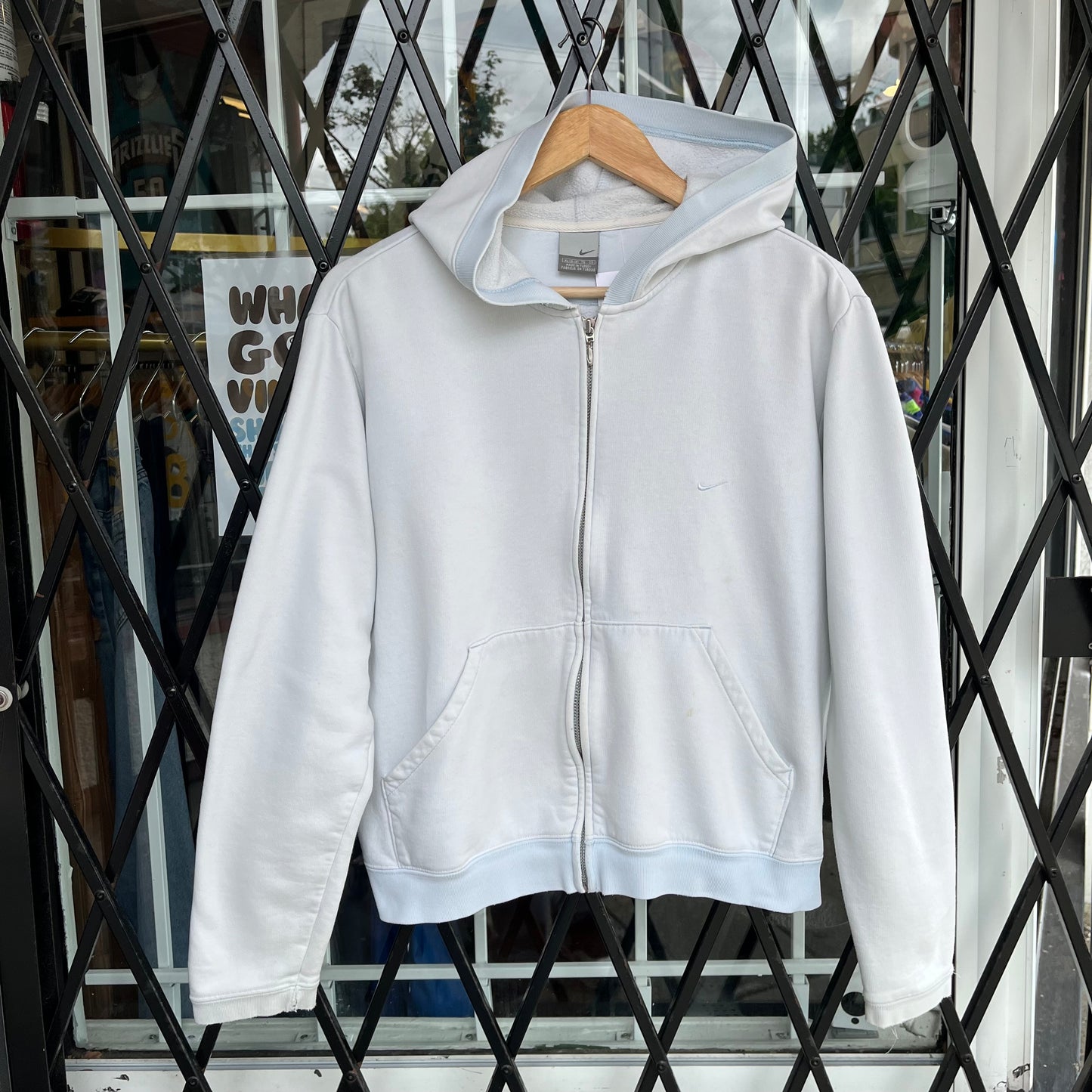 Vintage Nike Cropped Hoodie - Size Womens XL