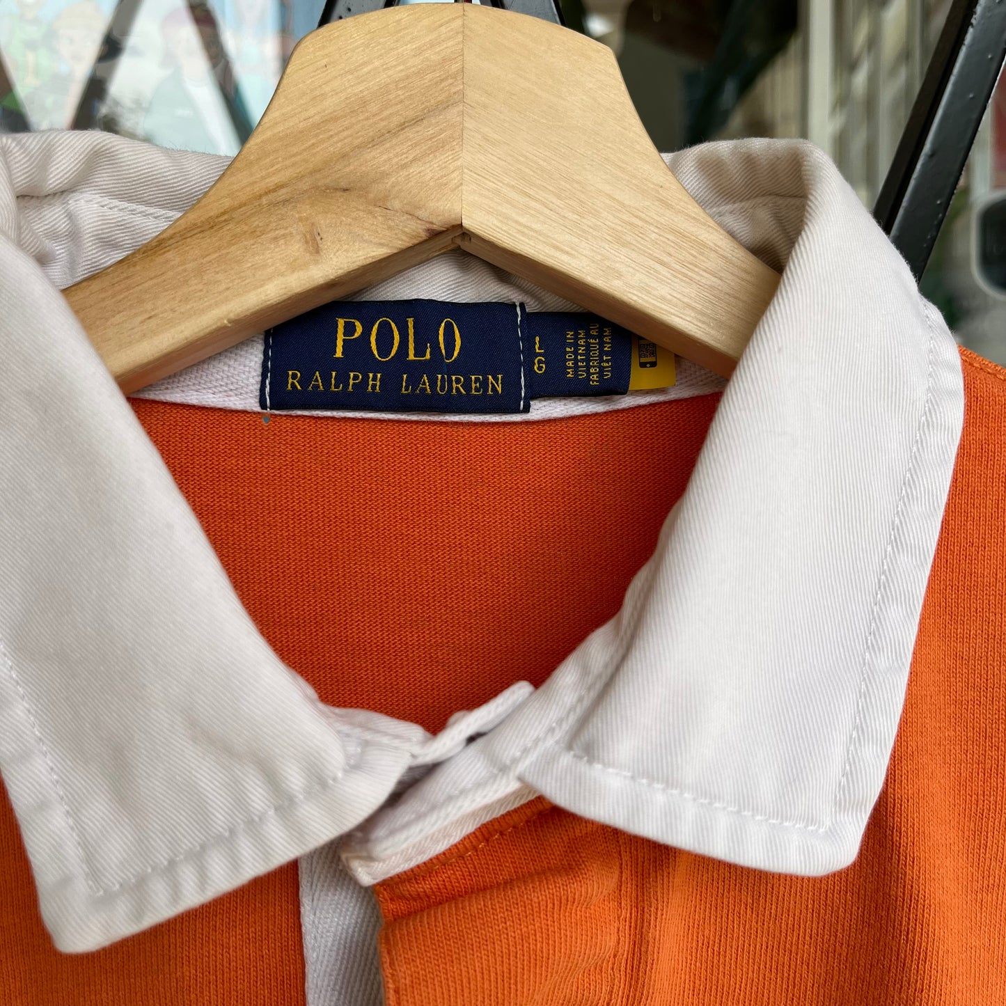 Vintage Polo Ralph Lauren Rugby Long Sleeve - Size L