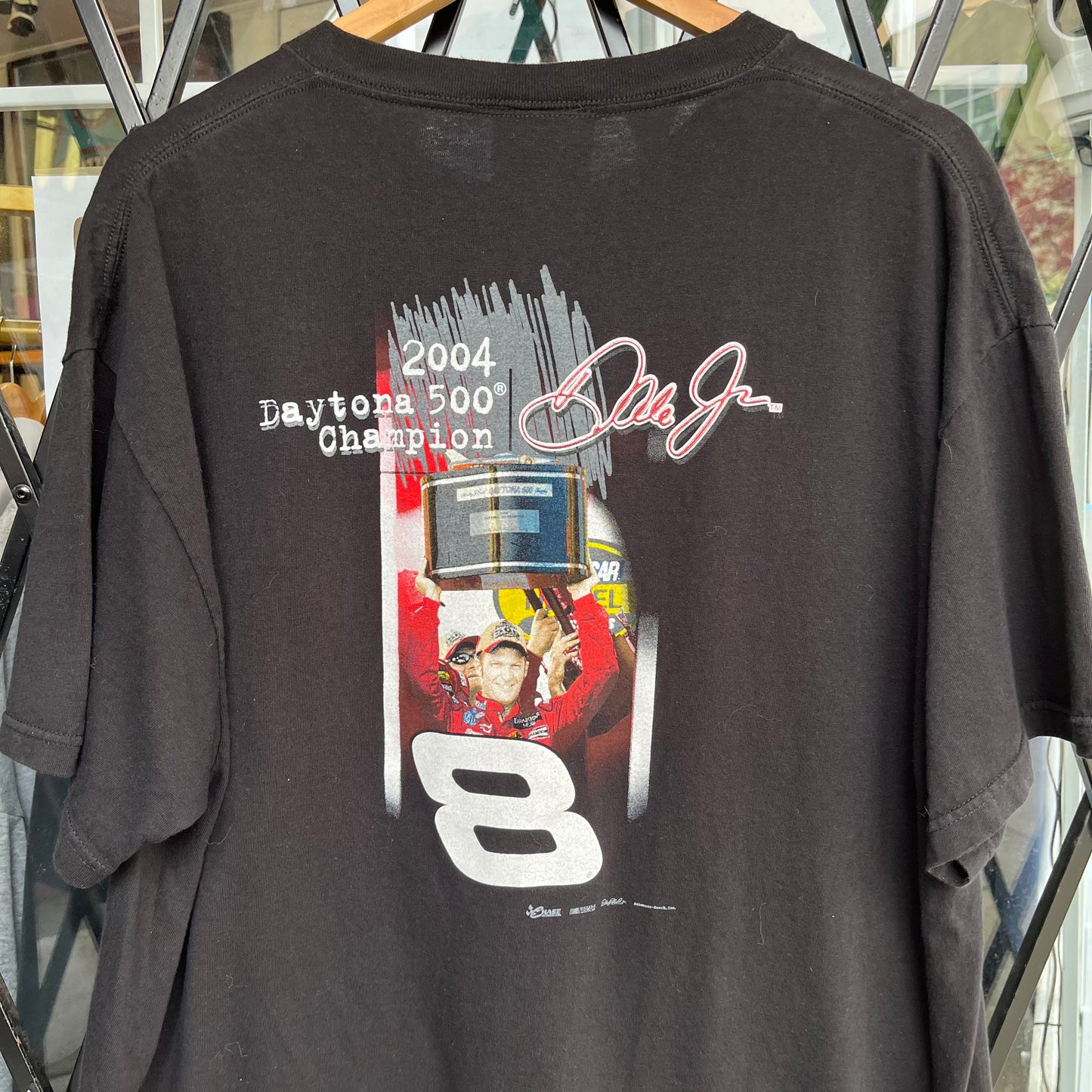 Vintage NASCAR Dale Earnhardt Jr. Racing Tee - Size L