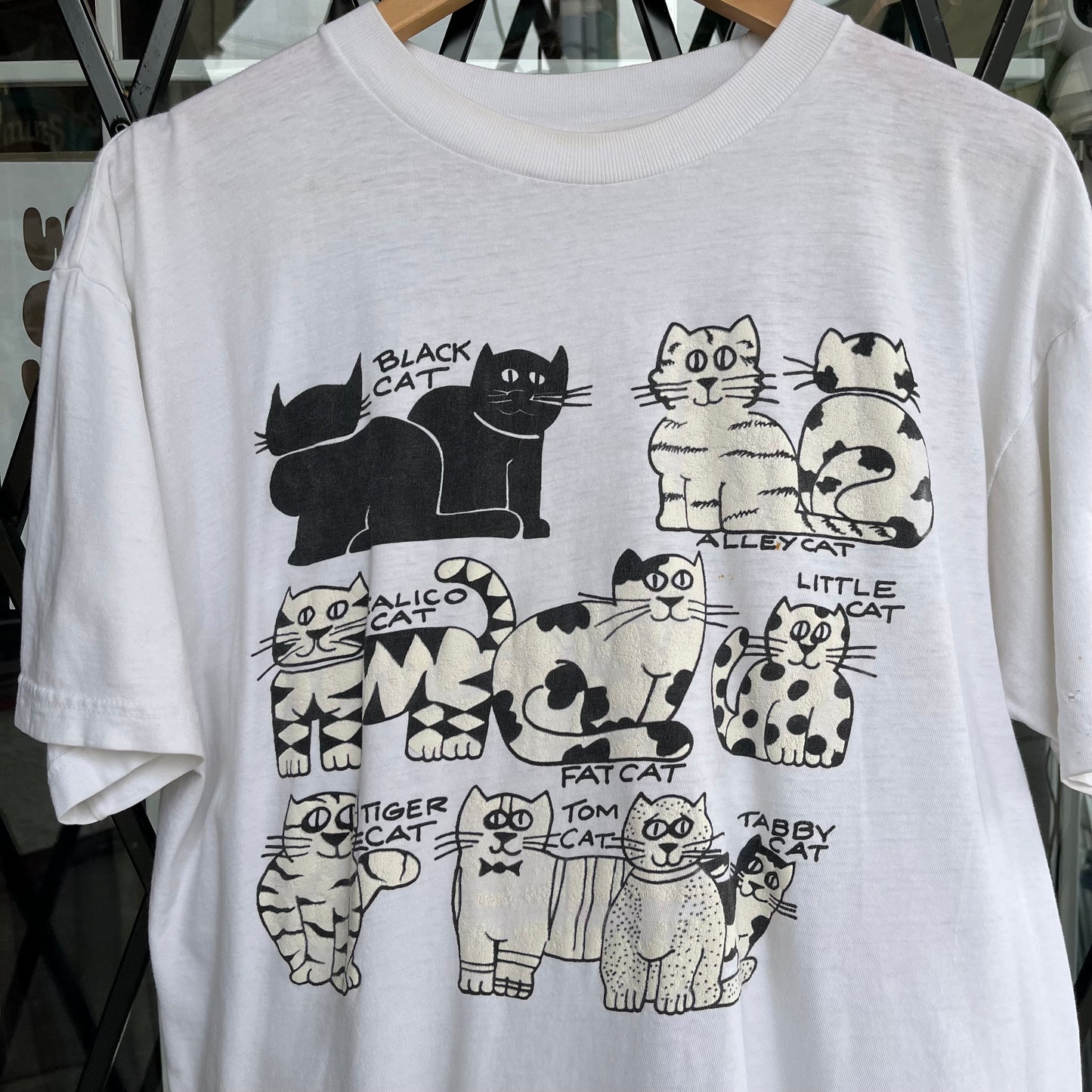 Vintage Cat Tee - Size XL