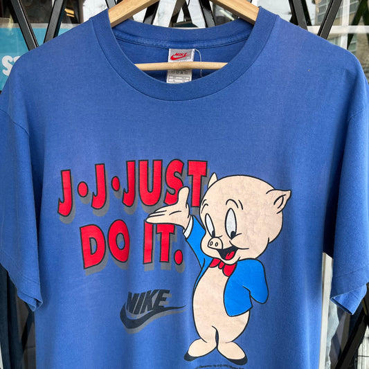 1993 Nike Porky Pig Looney Tunes Tee - Size XL