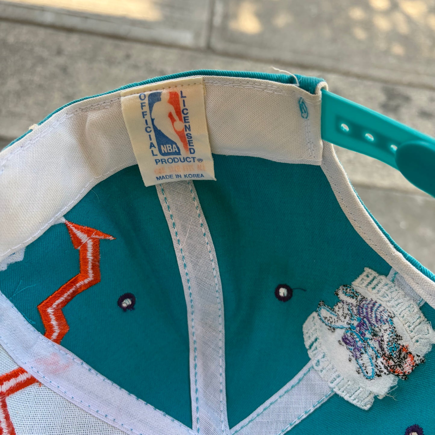 Vintage Charlotte Hornets Jagged Edge SnapBack