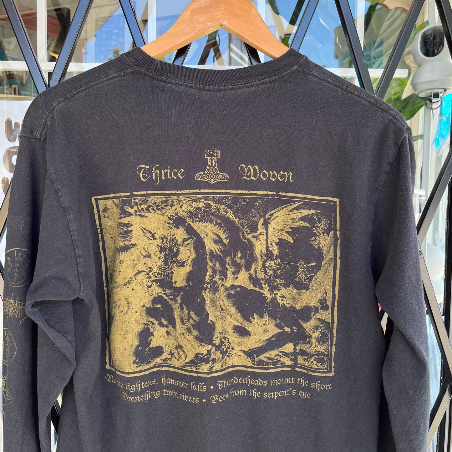 Wolves Black Metal Band Long Sleeve - Size M