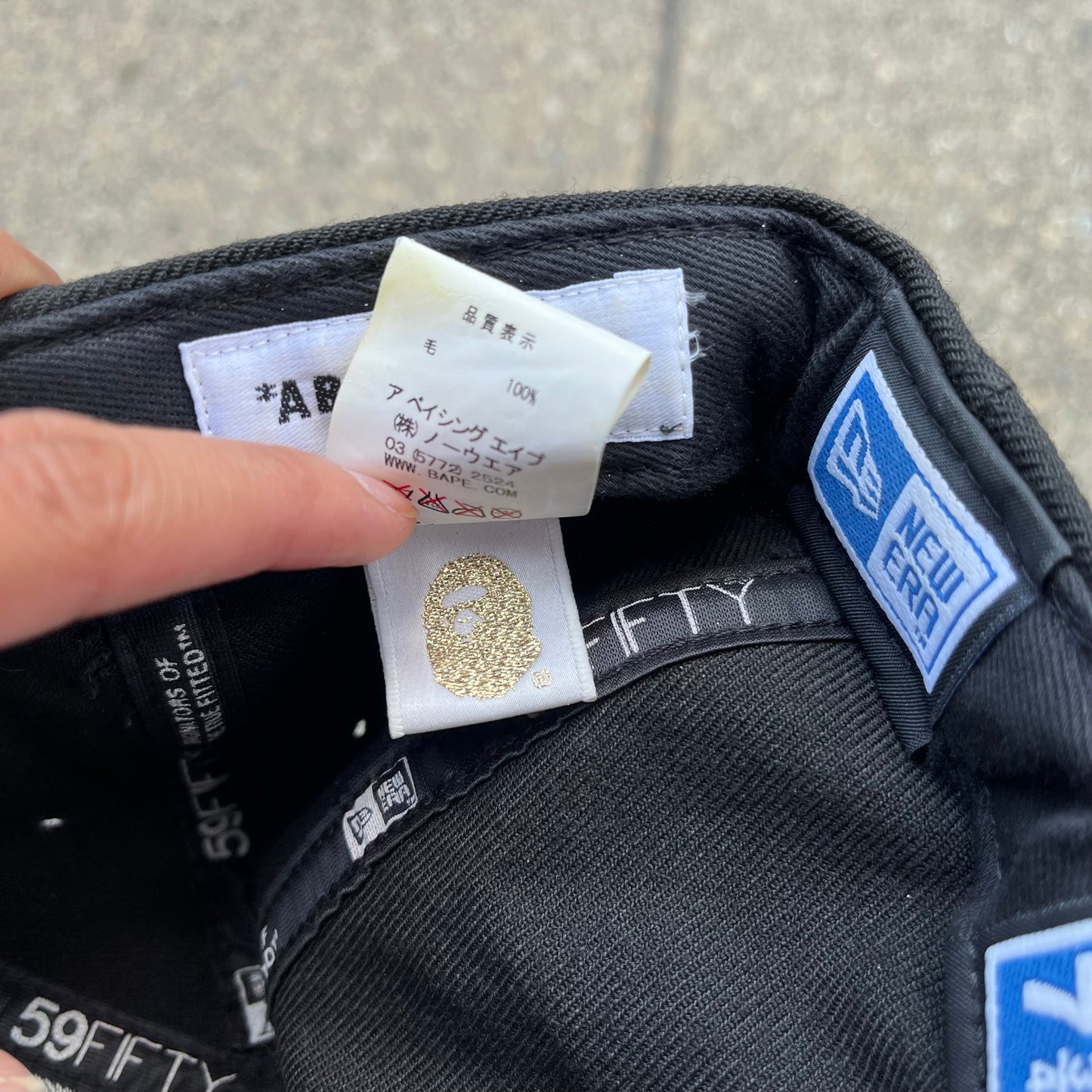 Bape x New Era Hat - Size 7 3/4