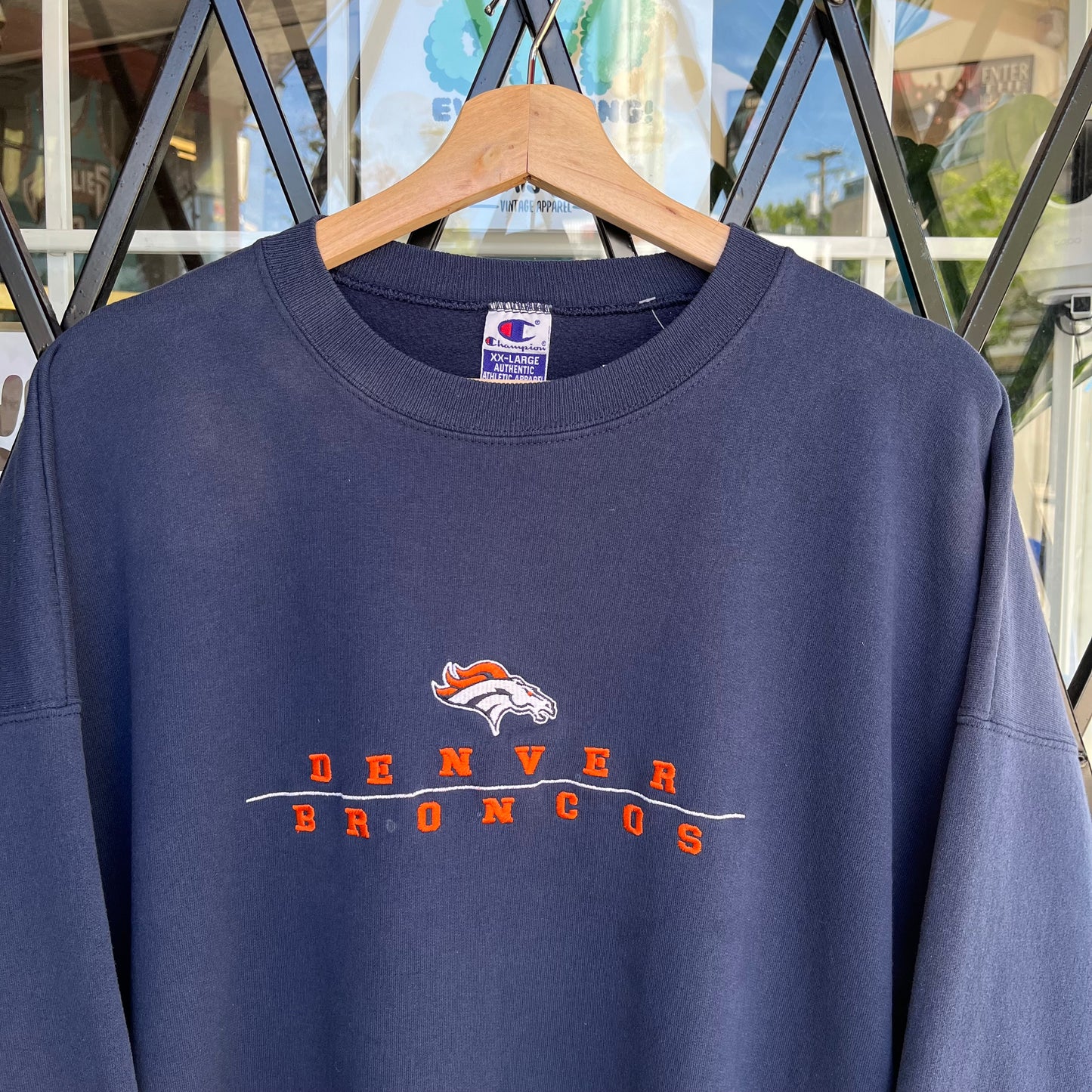 Vintage Champion Denver Broncos Crewneck - Size XXL