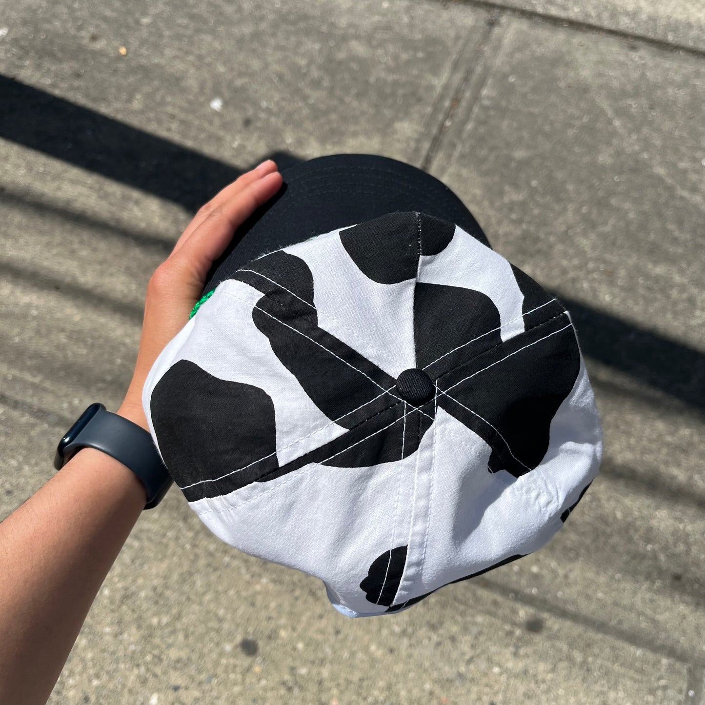 Vintage Cow Print Hat
