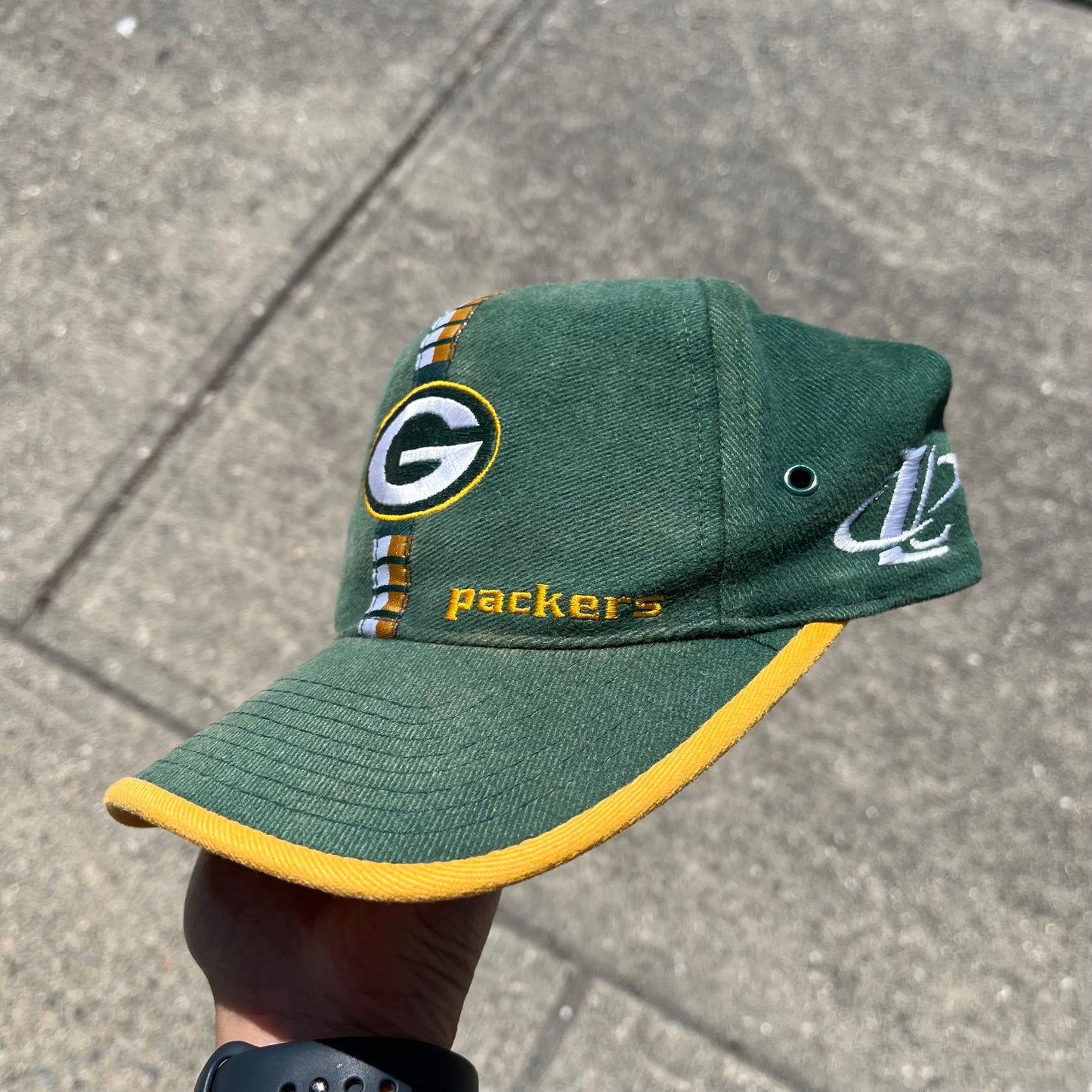Vintage Green Bay Packers Strapback Hat