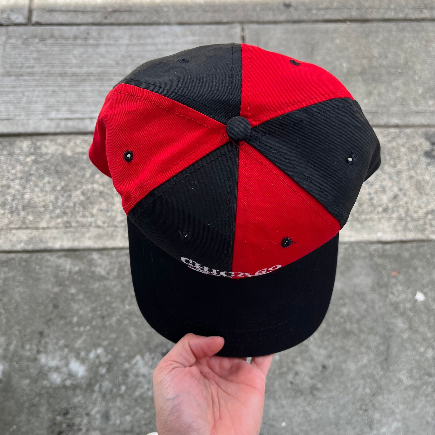 Vintage Chicago Bulls Pinwheel Snapback